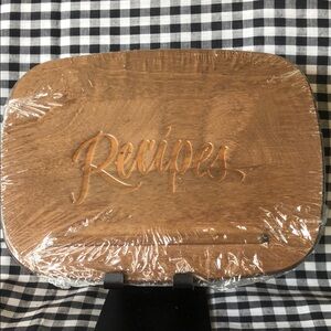 Longaberger WoodCrafts Enamel Lid for recipes box